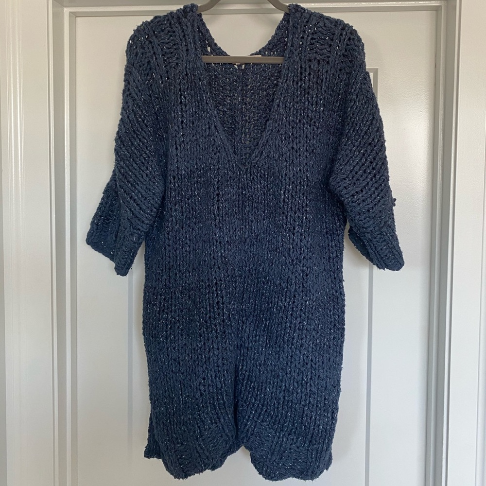 Free people loose knit sweater tunic